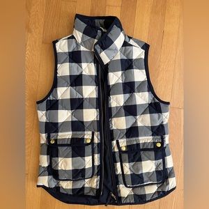 J.Crew Excursion Quilted Vest in Buffalo Check